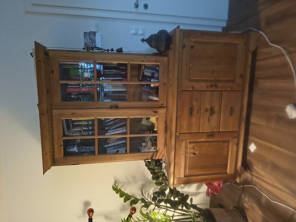 Vitrine aus echtholz