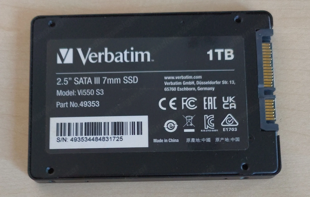 Verbatim Sata SSD