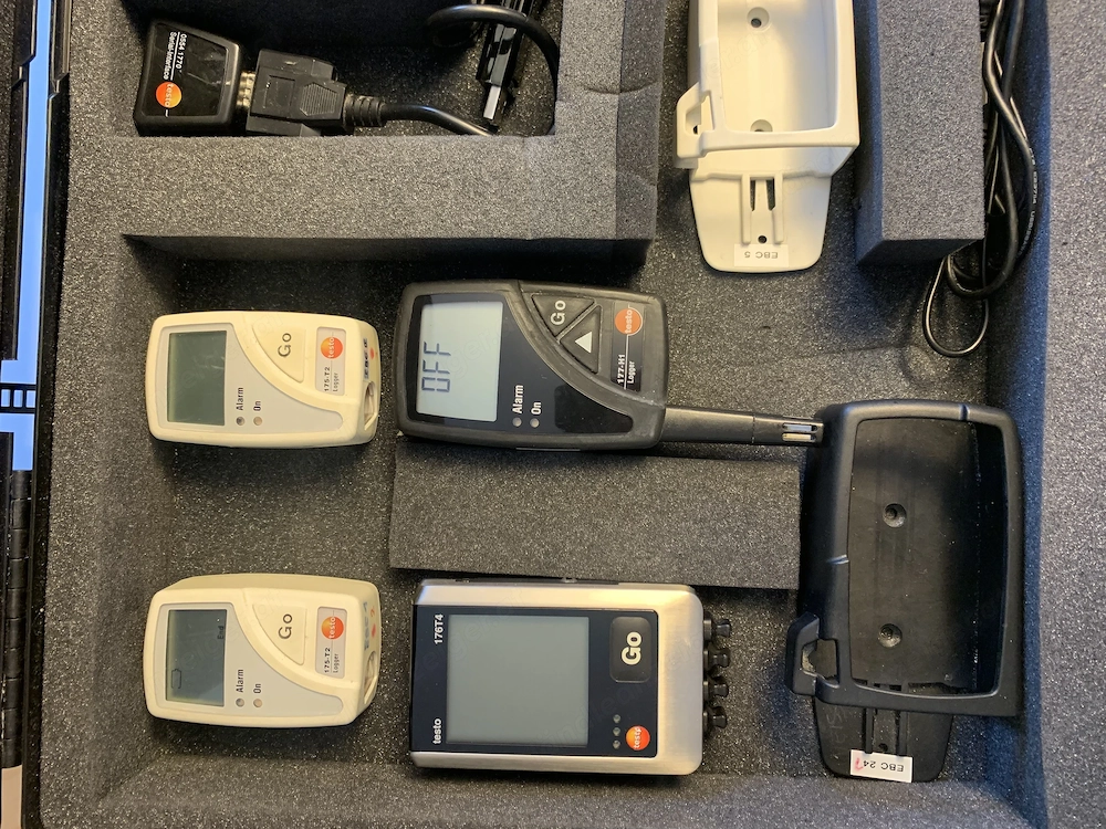 Verkaufe TESTO Messgeräte gebraucht mit Transportkoffer und viel Zubehör