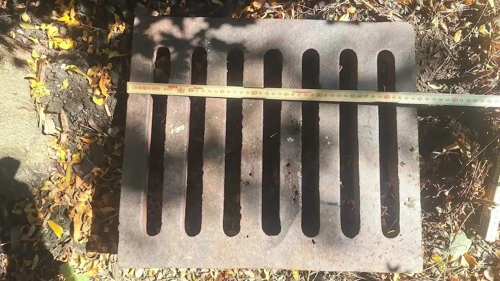 Gullydeckel, Wasserkanal Deckel, Gusseisen