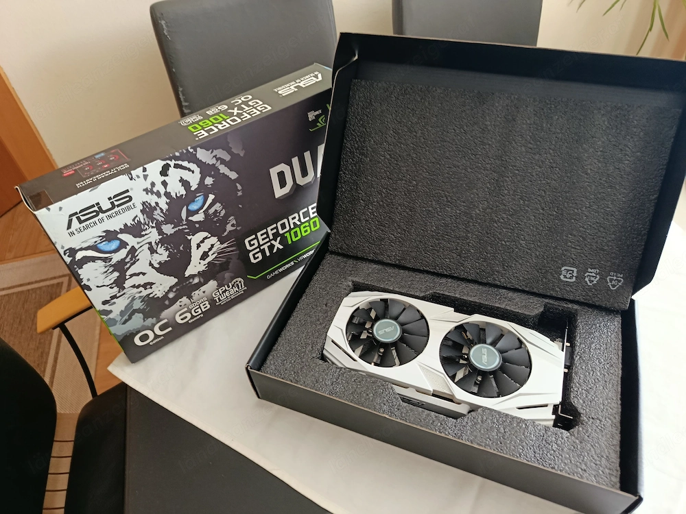 Asus Dual Geforce GTX 1060 OC 6GB