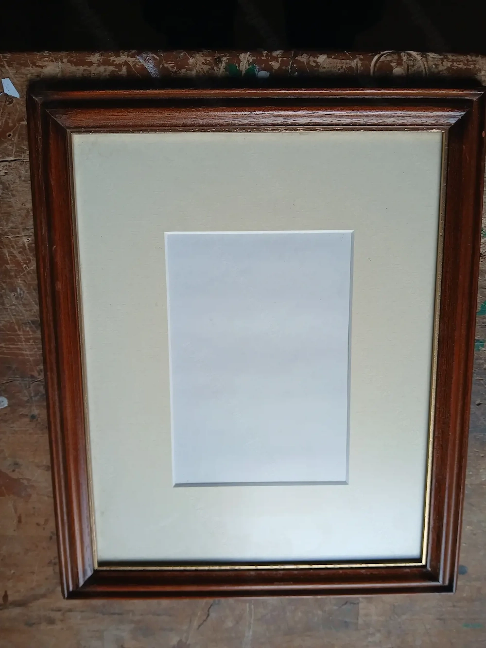 2 Bilder Rahmen Holz inkl. Glas