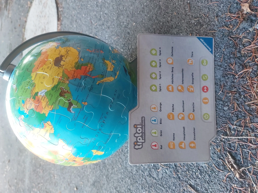 Tiptoi Tip Toi Weltkugel Puzzle Globus 