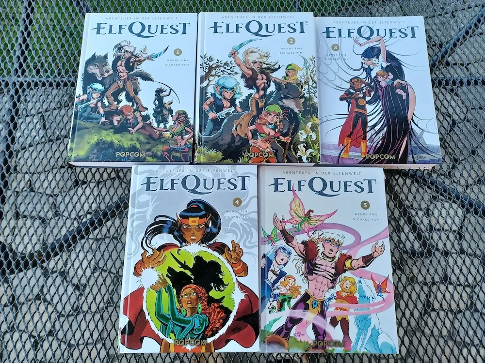 Elf Quest - Abenteuer in der Elfenwelt (von Wendy Pini und Richard Pini) Band 1 - 5