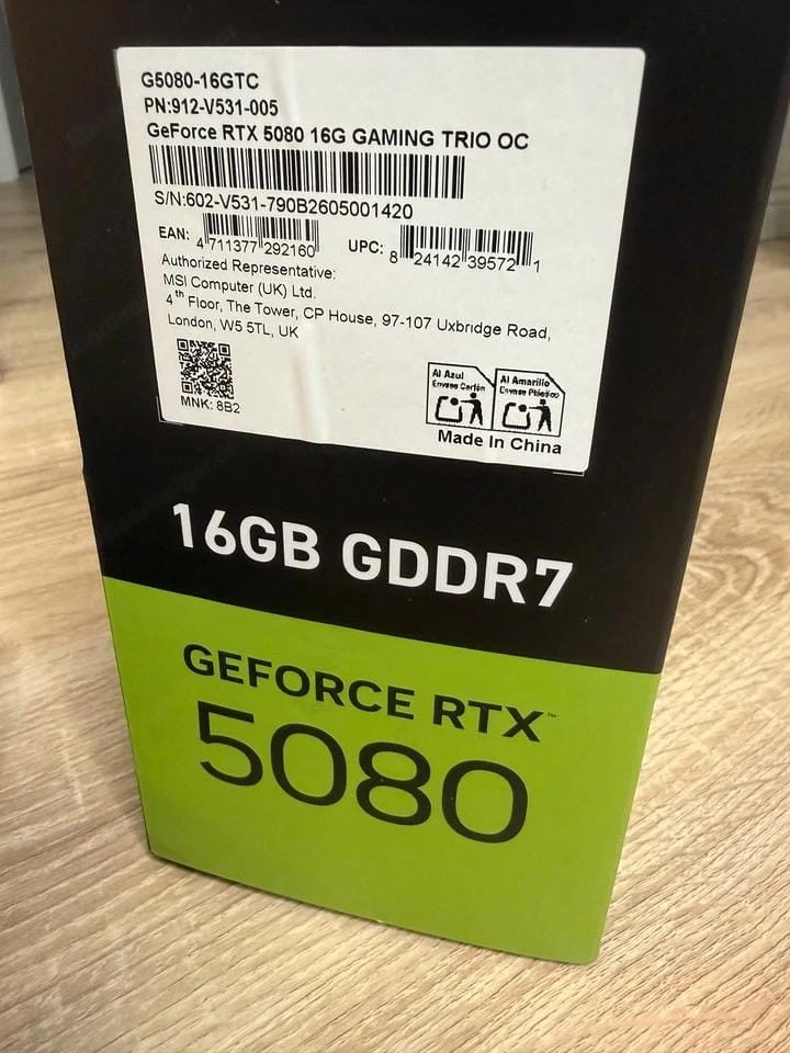 Asus Prime RTX 5080 Grafikkarte