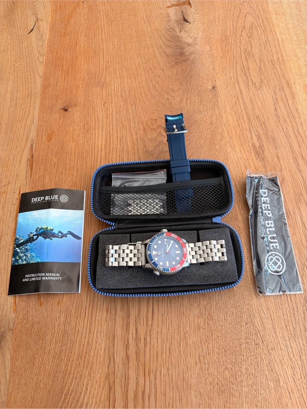 Deep Blue Taucheruhr !