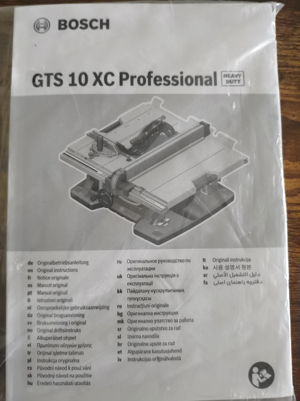 Tischkreissäge GTS 10 XC Professional