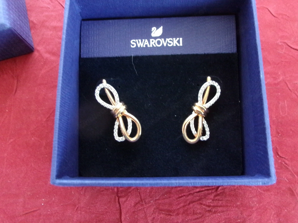 Swarovski - Ohrstecker - rosegold 