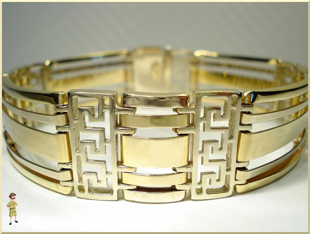 Echt Versace massiv Gold Armband 14k