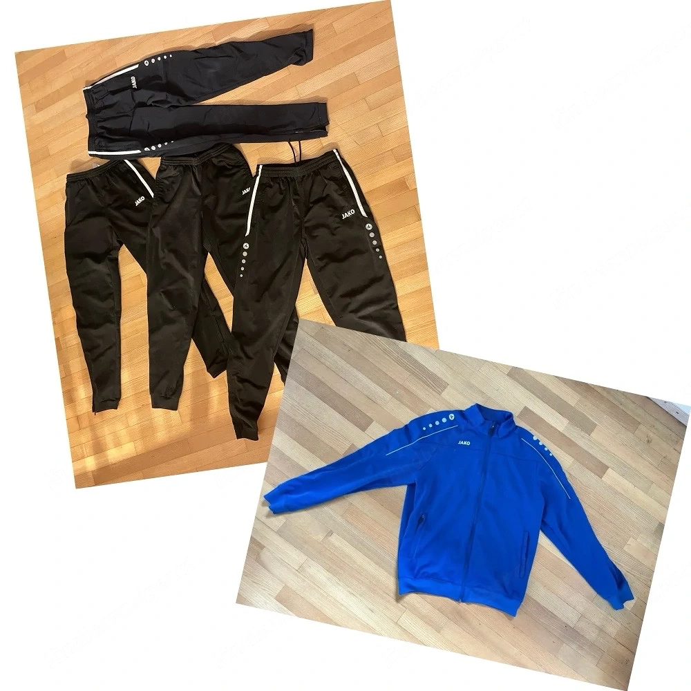 4 Jako Trainingshosen + Trainingsjacke Gr.164