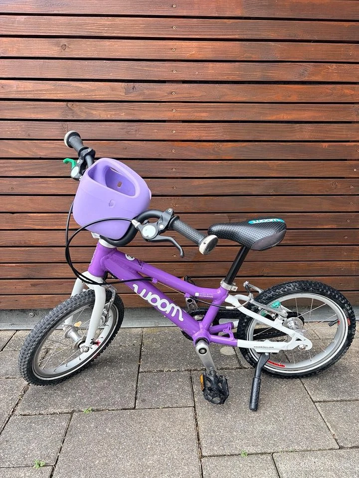 Woom 2 Kinderfahrrad 14 Zoll Lila