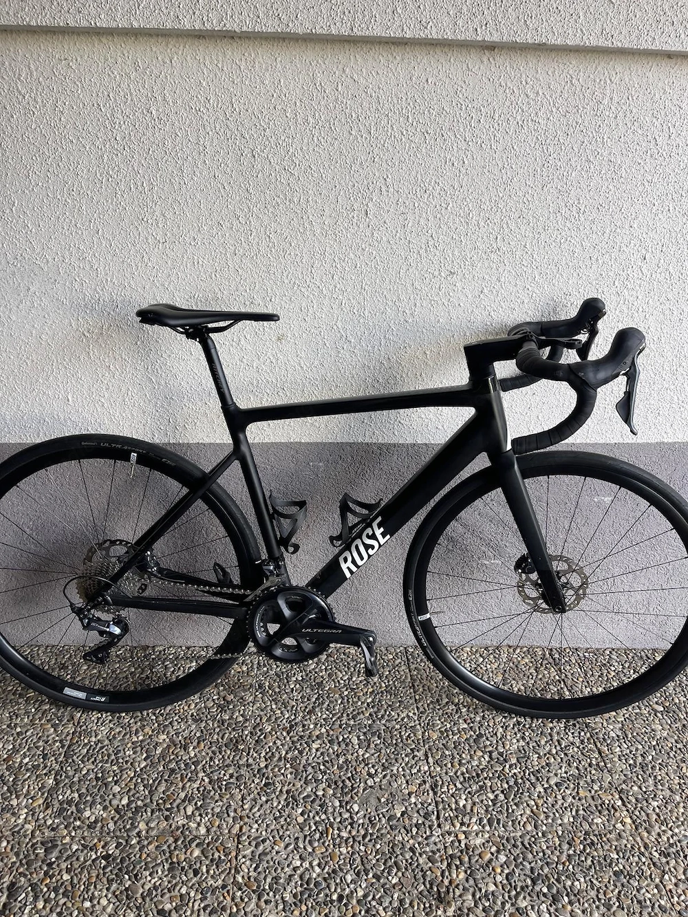 Rennrad Rose Reveal AL Ultegra RH 55 Rahmengröße M schwarz matt