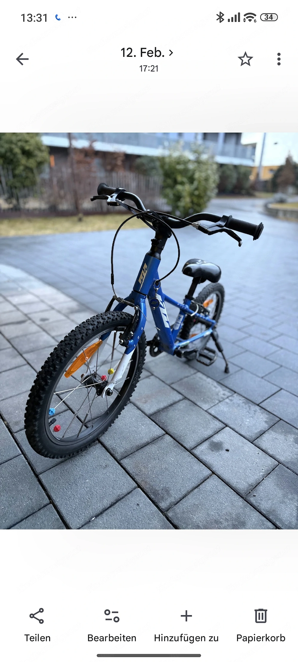 Kinderrad KTM 