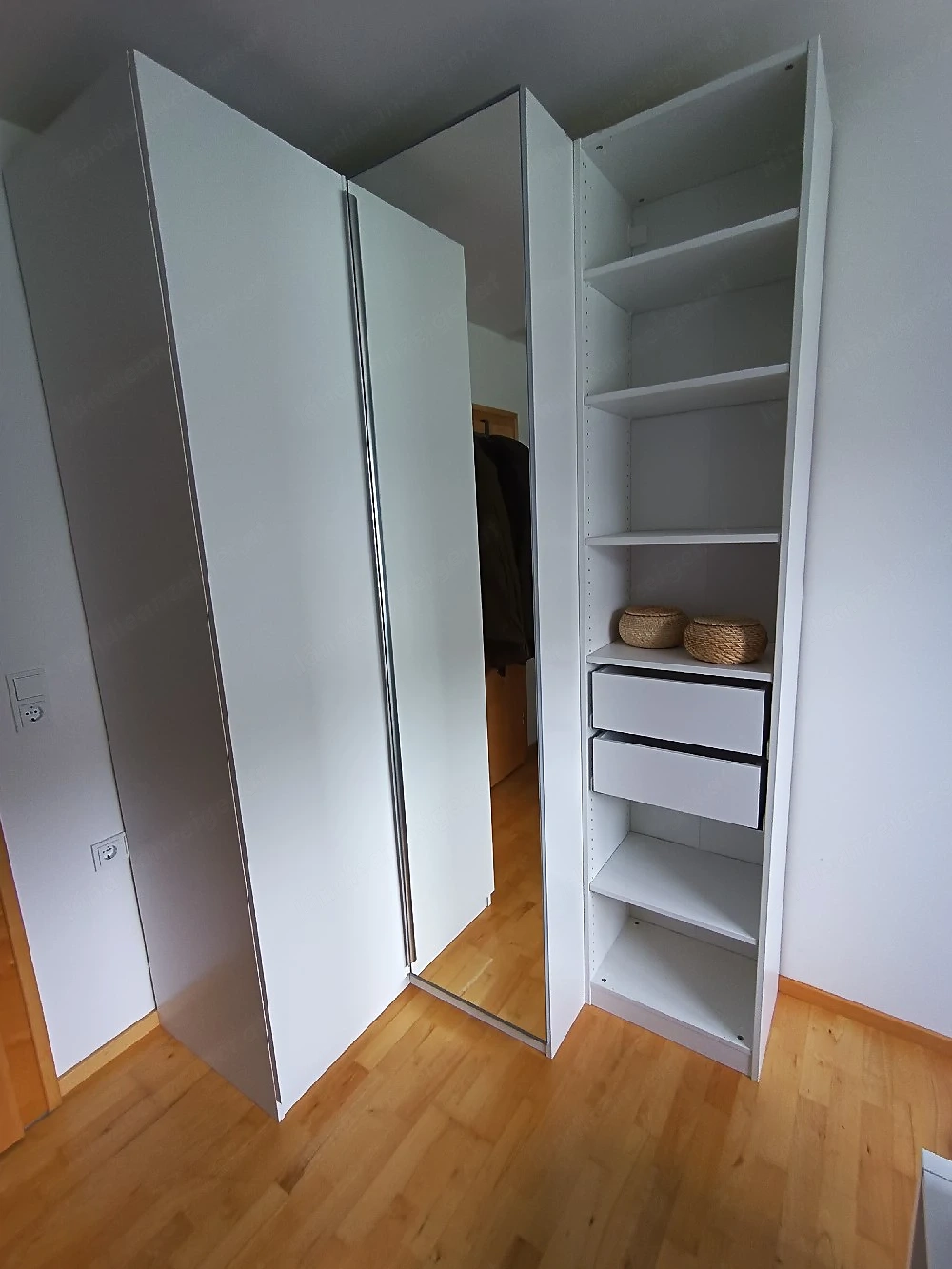 PAX Eckschrank inkl. offenem Regal