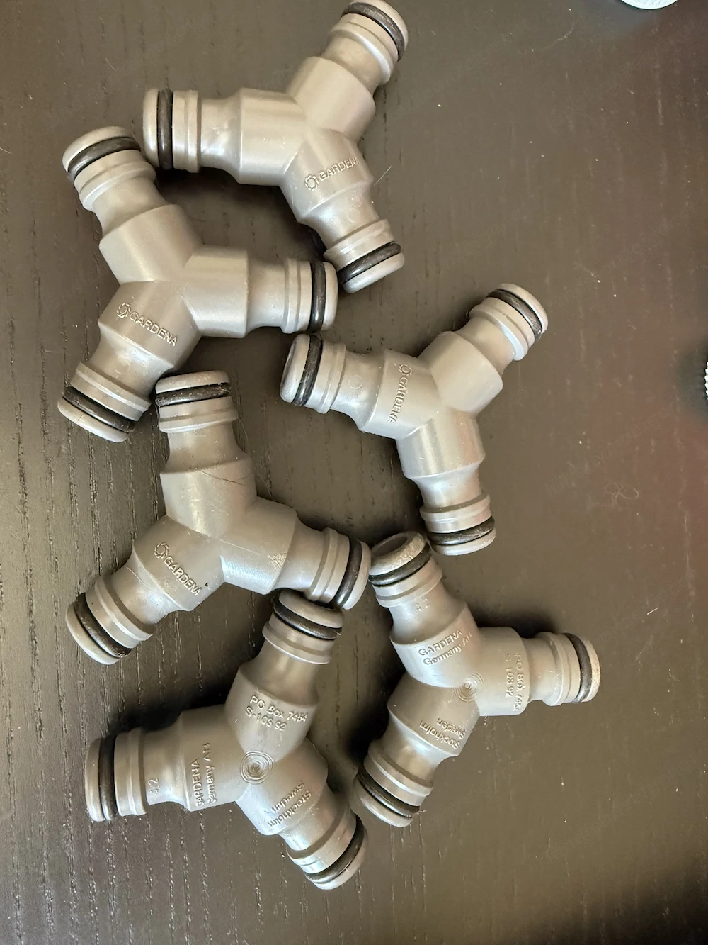 6x GARDENA Y-Stück   Schlauchverbinder   NEU