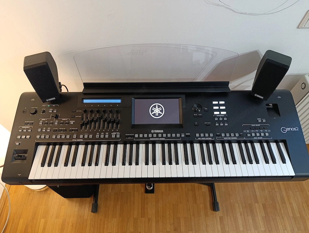 Yamaha Genos 2 mit GNSMS01 Speaker System und Case - absoluter Topzustand