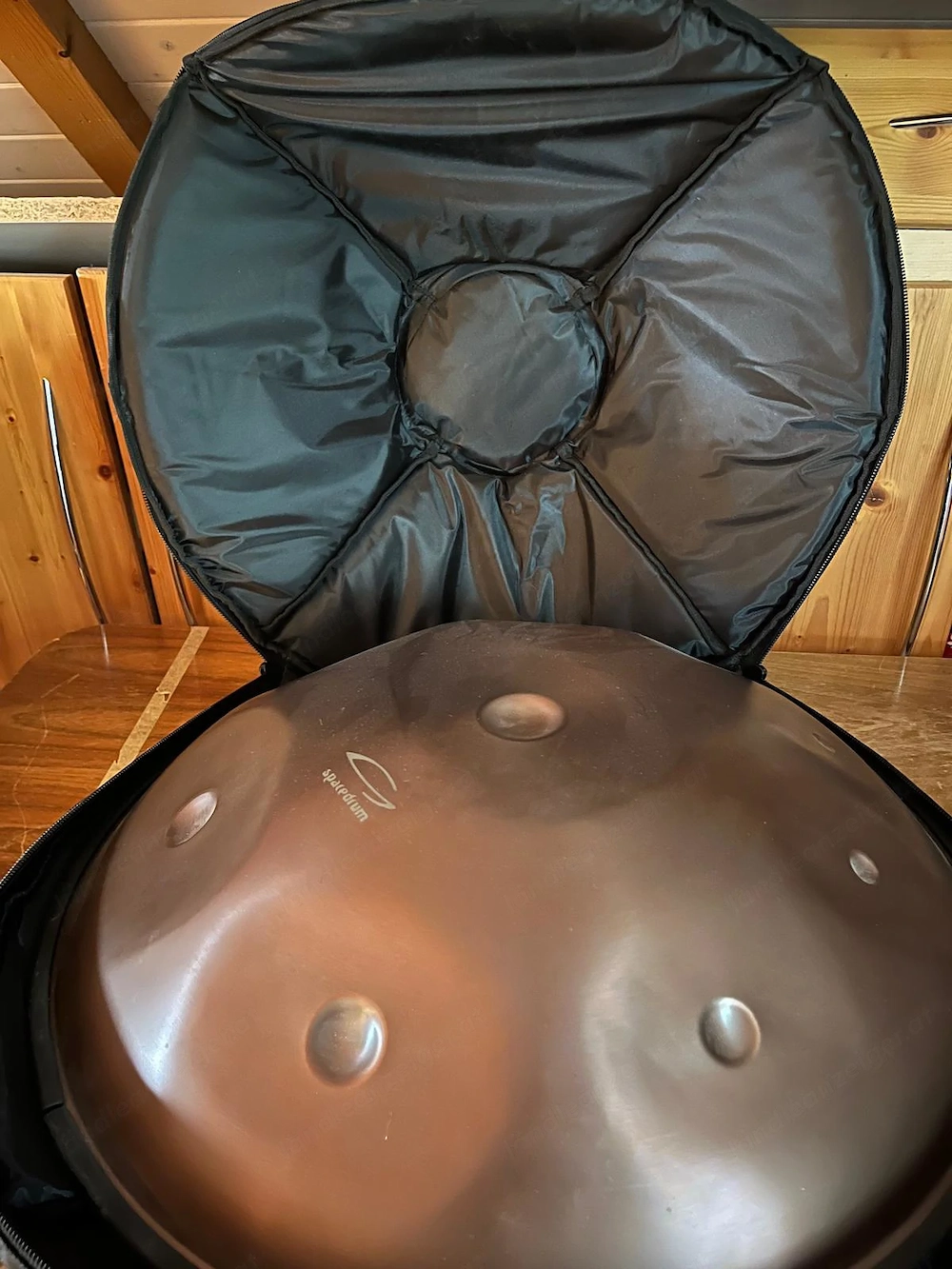 Handpan Spacedrum Evolution (Edelstahl) - Absolut neuwertig (inkl. Tasche & Sticks)