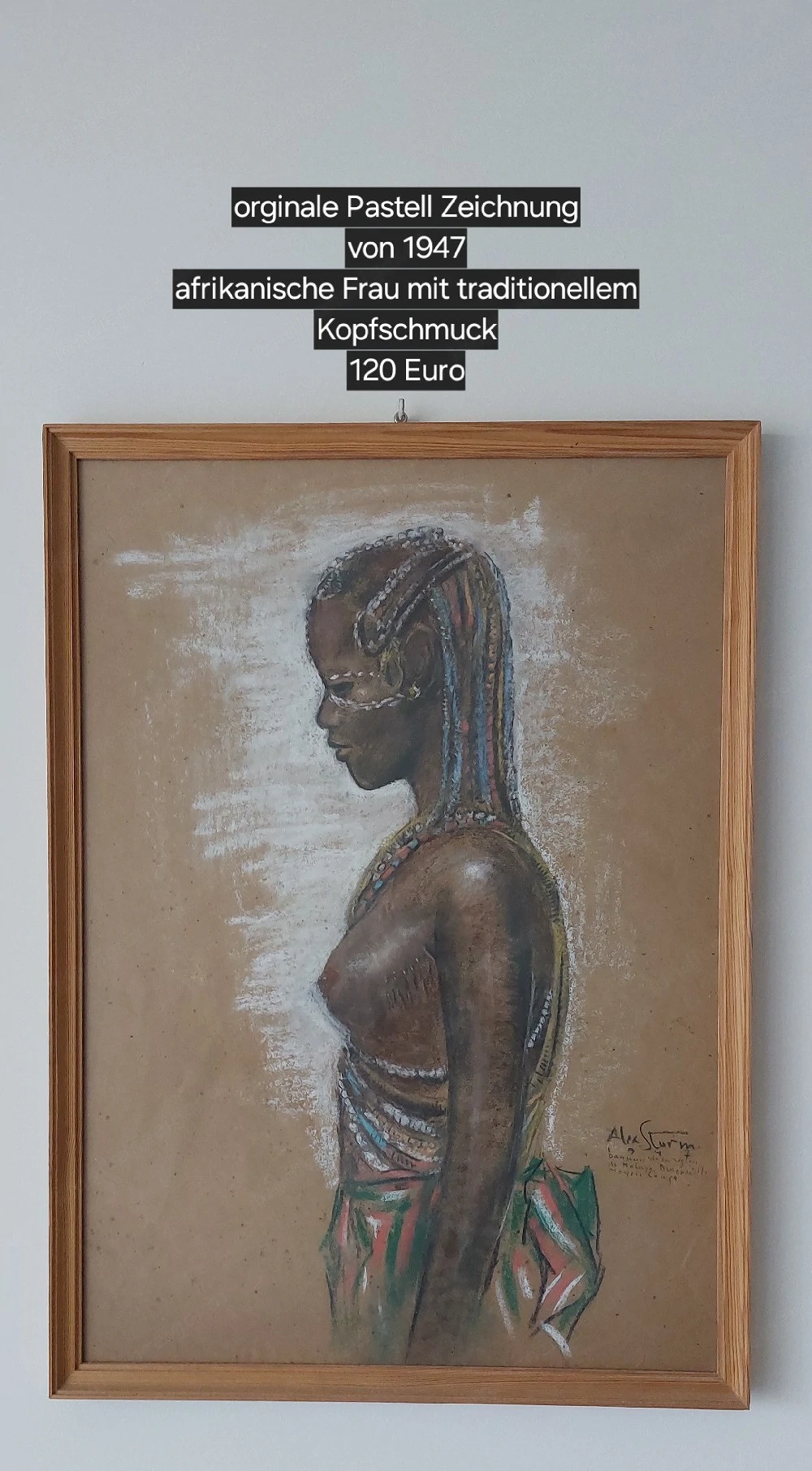 Pastell Zeichnung