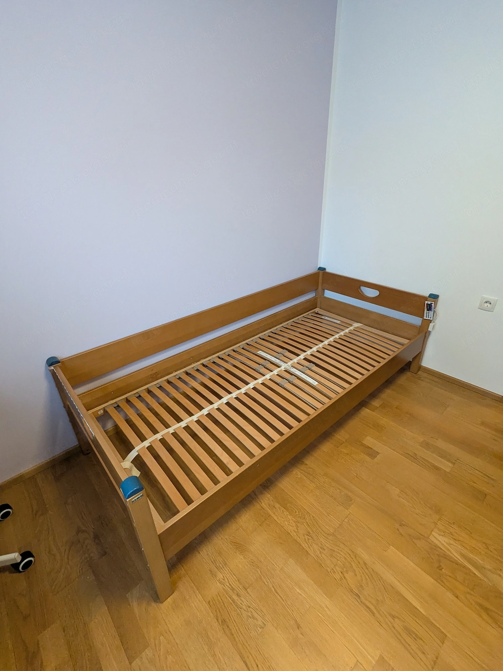 Einzelbett maßiv Buche 90x200