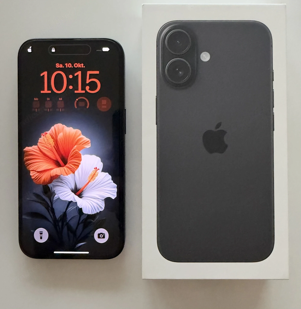iPhone 16 256GB Farbe Schwarz