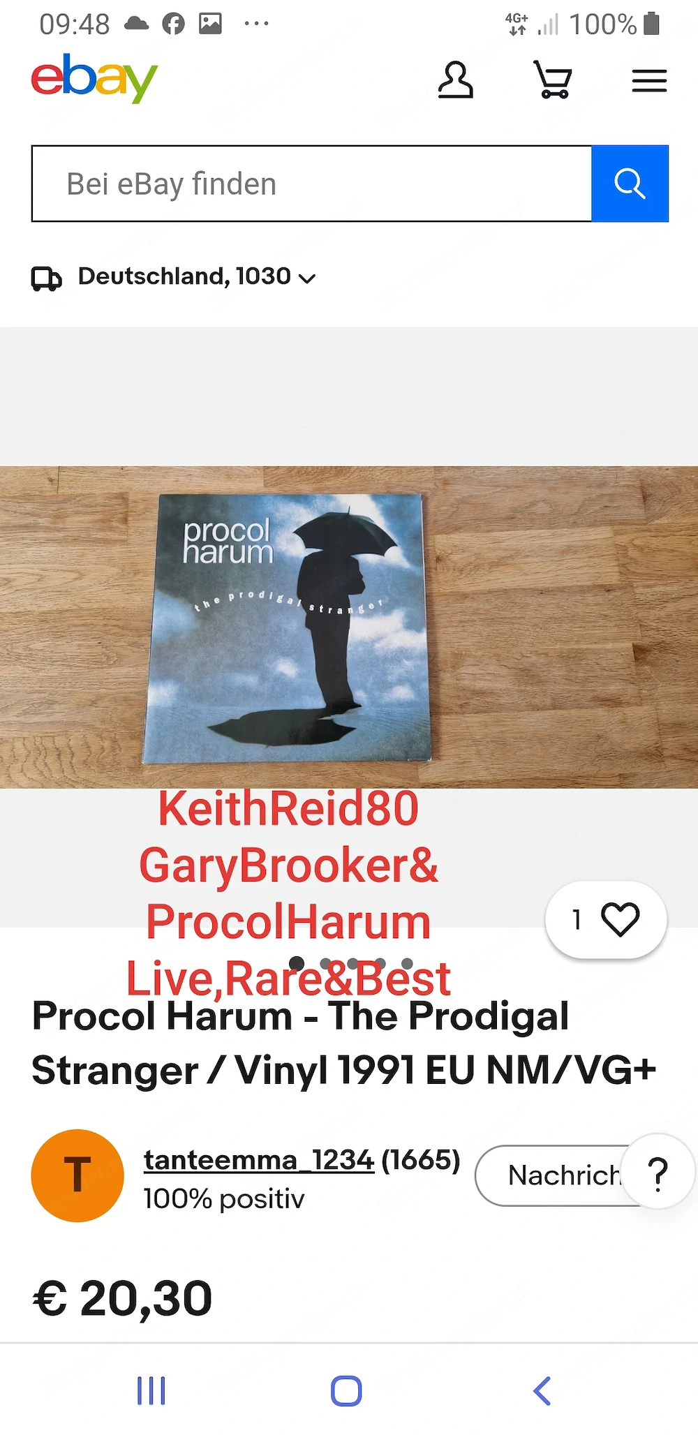 KeithReid80ProcolHarum&GaryBrookerAZ Uvm.