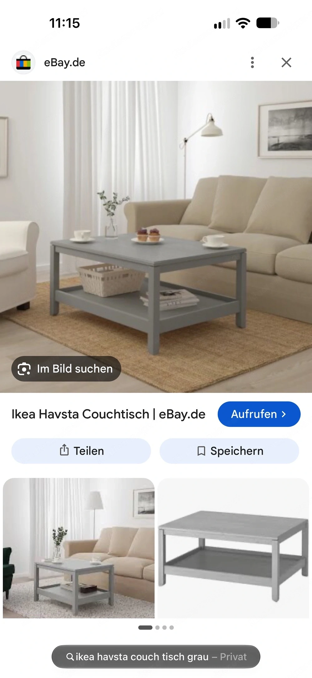 Ikea Couchtisch Havsta