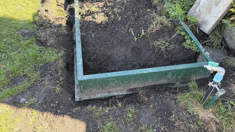 1 Gartenbeet 6Meterx 80cm zum Selbstabbau