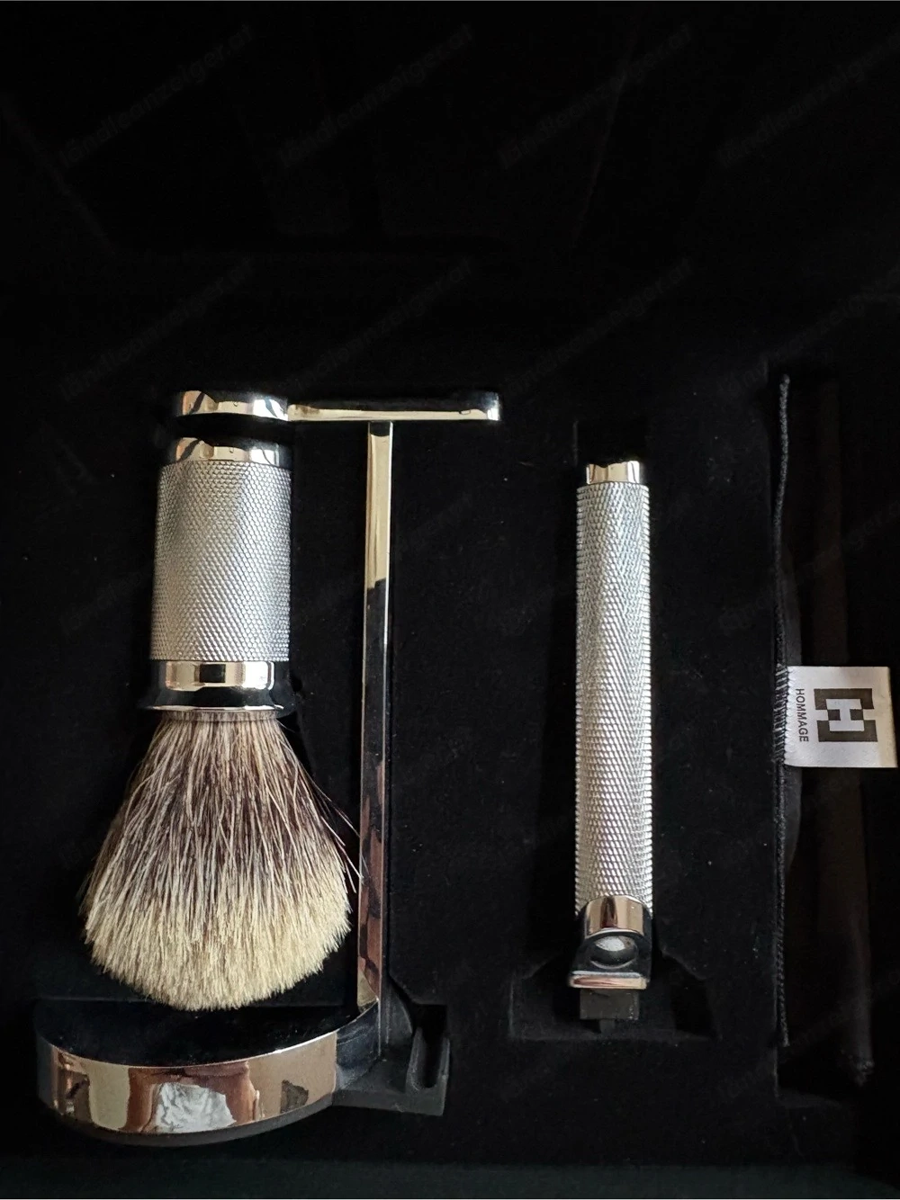Edles Nass Rasier Set Homage
