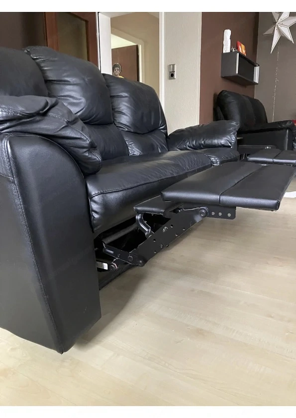 Zu Verschenken  Echtleder-Sofa: 