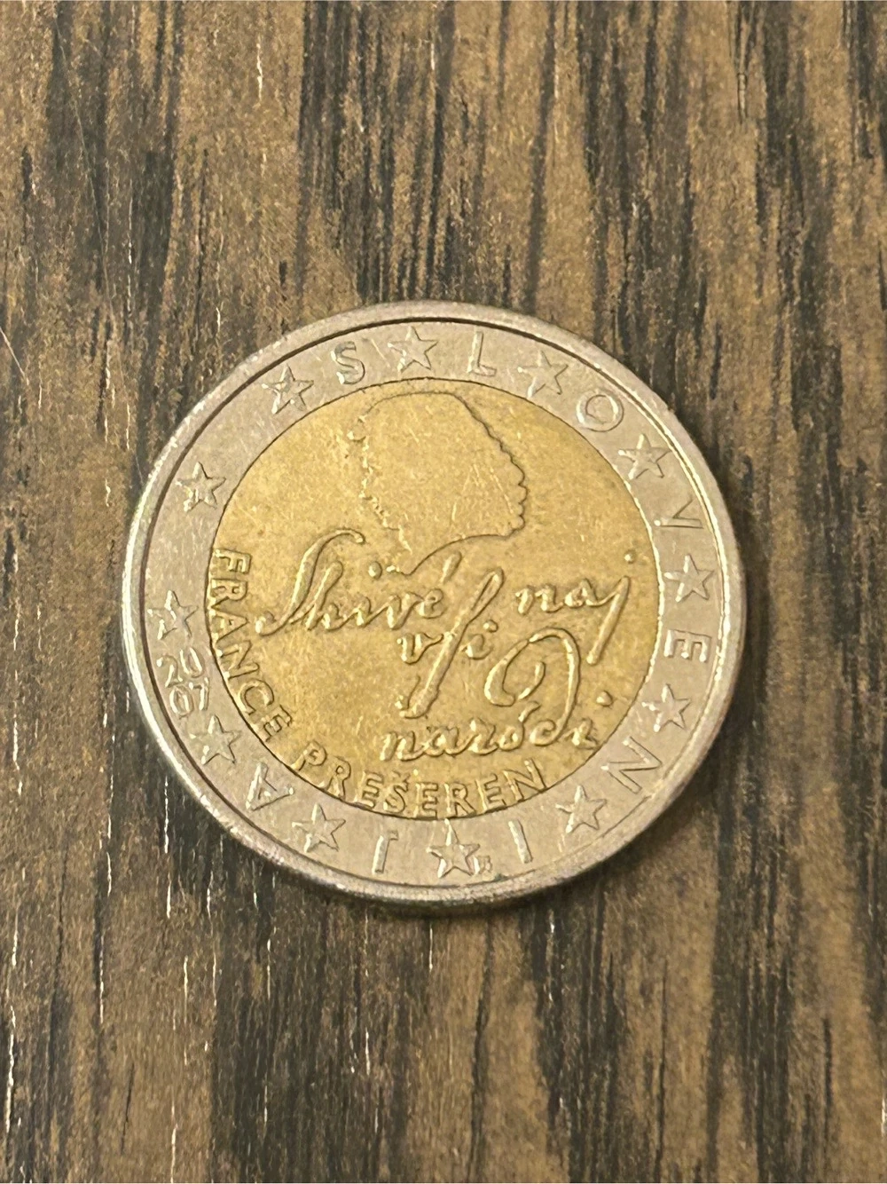 2 Euro Umlaufmünze Slowenien 2007