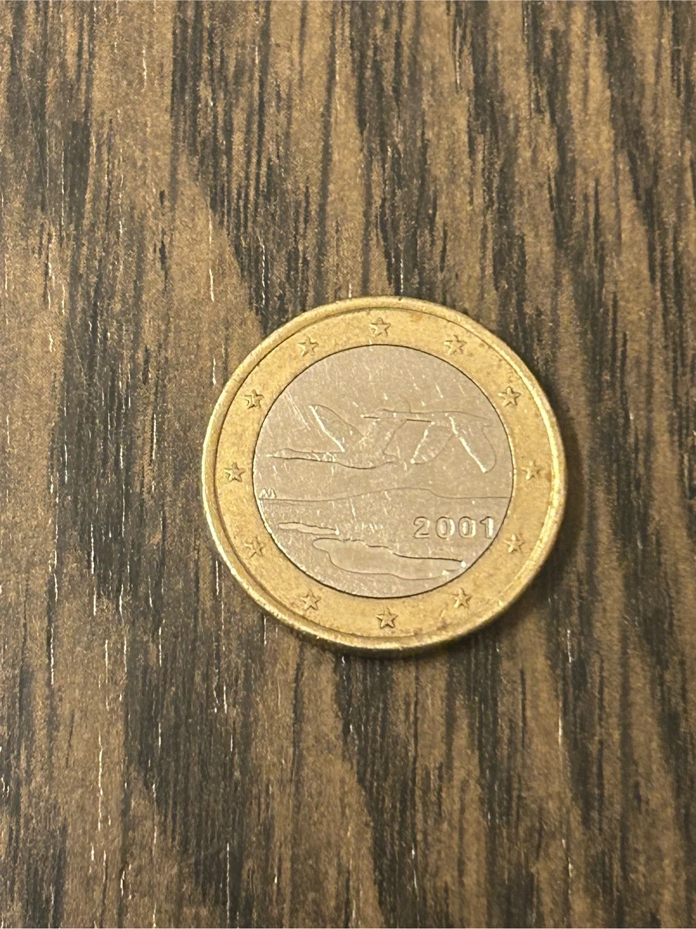 1 Euro Umlaufmünze Finnland 2001