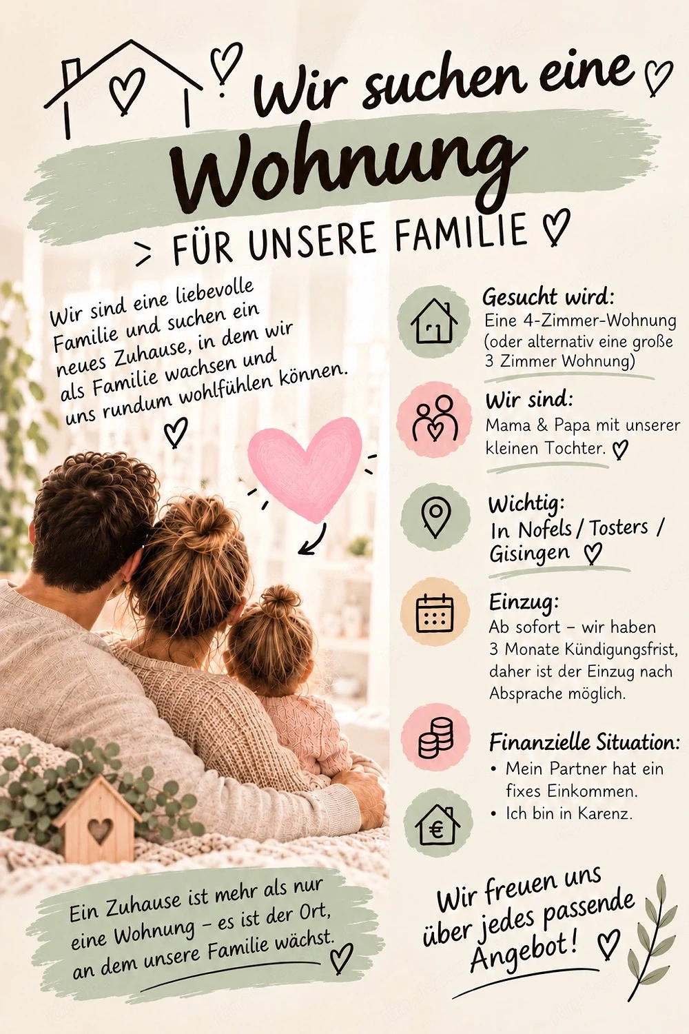Wohnung gesucht!