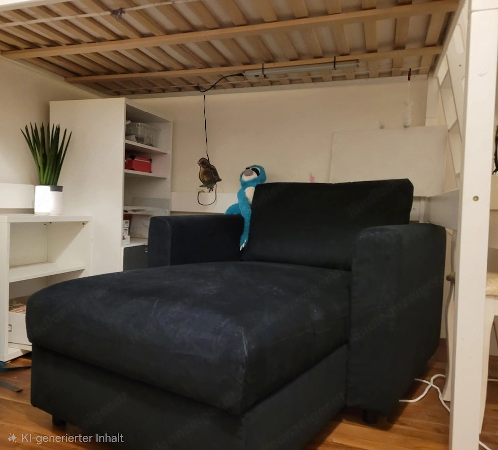Ikea Récamiere dunkelblau