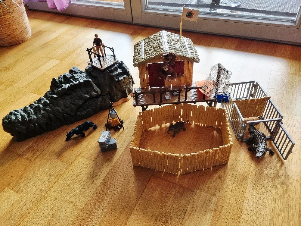 Schleich Croco Jungle Forschungsstation 