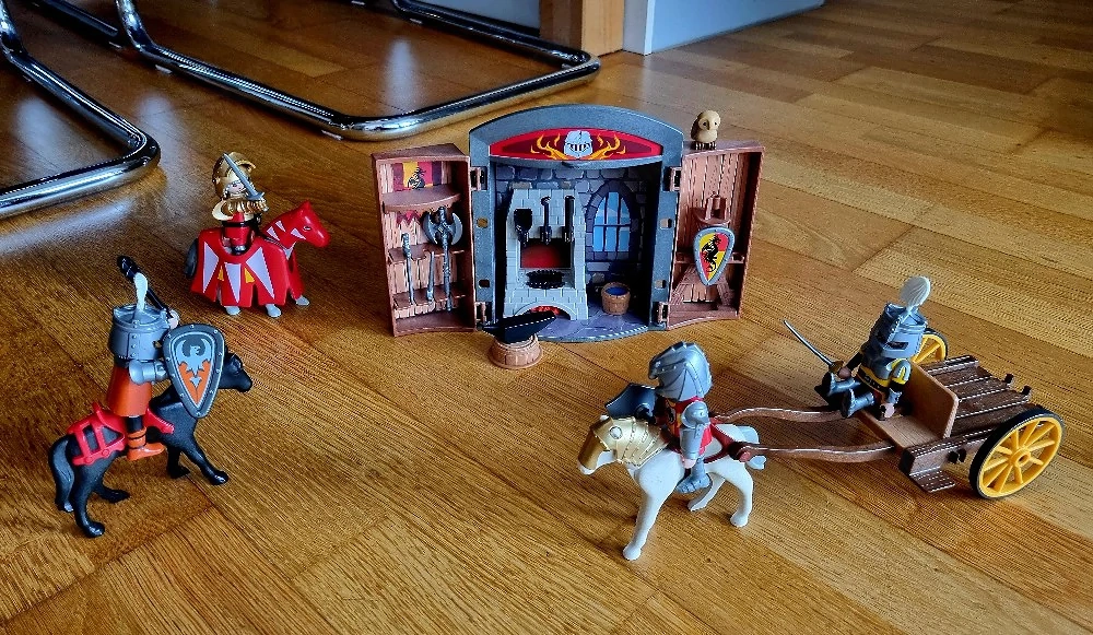 Waffenschmiede, Streitwagen, Ritter Playmobil