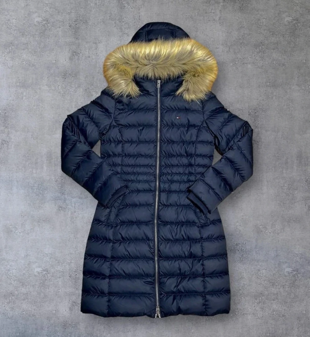 Tommy Hilfiger Damen Daunenmantel Dunkelblau   Größe S