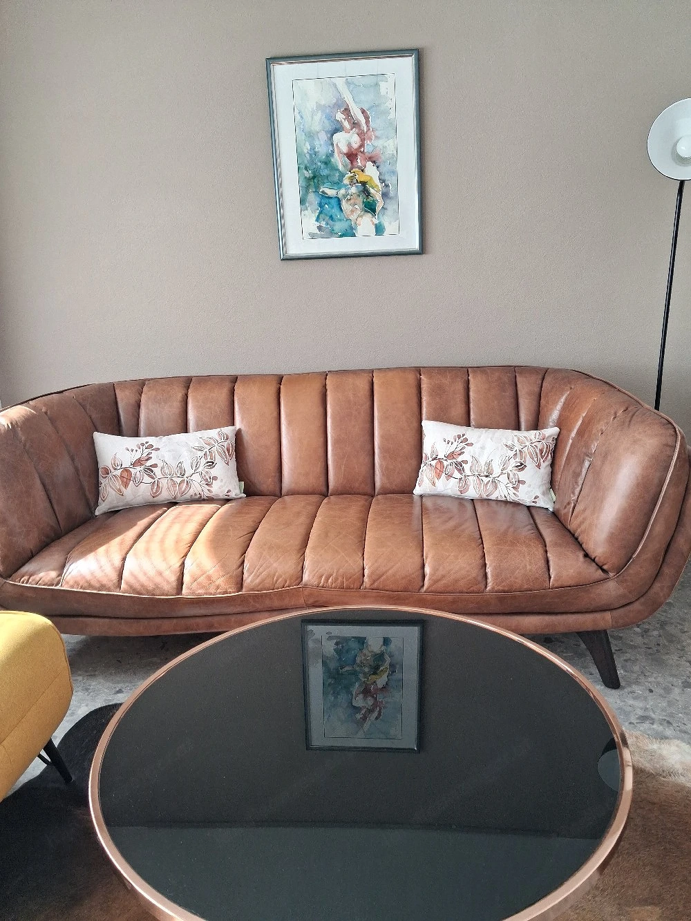 Ledersofa im Arizona Vintage Style