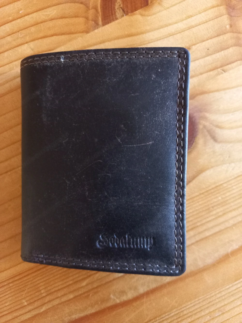 Ledergeldtasche