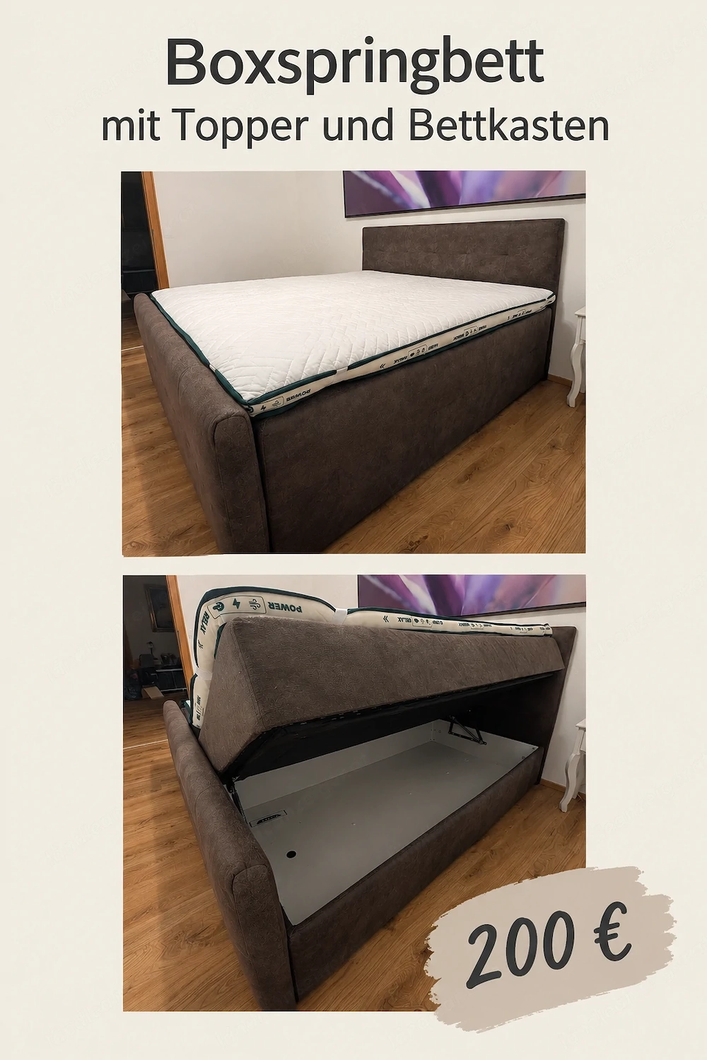 Boxspringbett 180x200