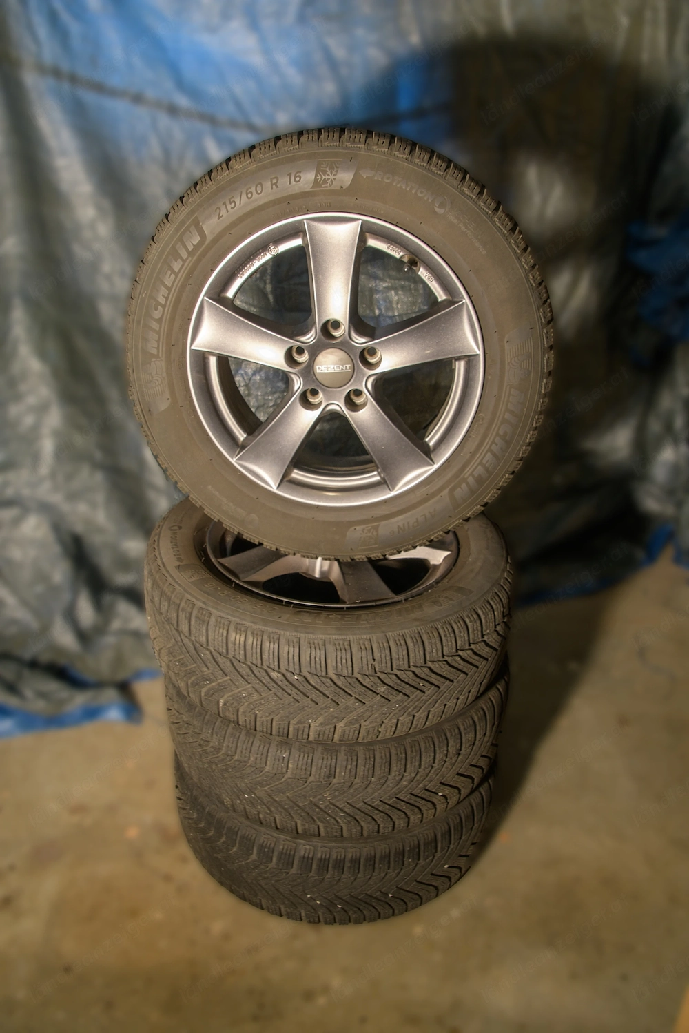 Winterkompletträder 16" Dezent für Mazda CX-3 (215 60  R16) 