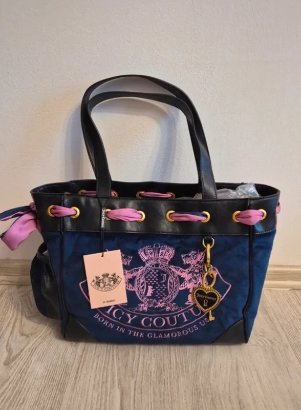Juicy Couture Daydreamer Tasche Navy Rosa: NEU mit Etikett