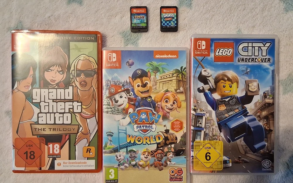 Nintendo Switch Spiele Gta Trilogy usw