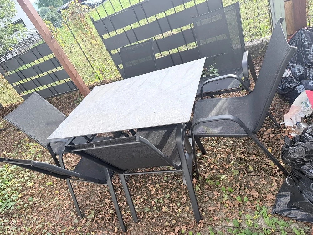 garten Tisch und Stühle