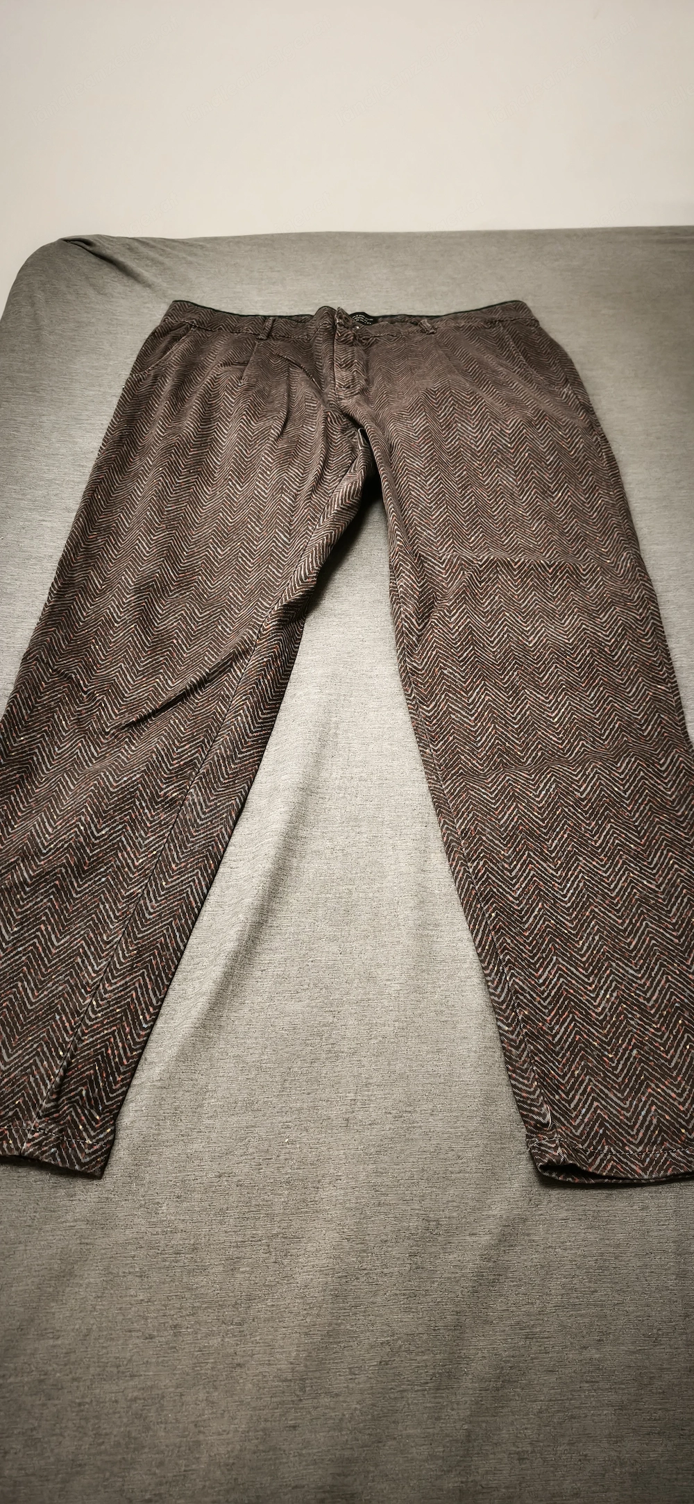 Manuel Ritz Hose - Zickzack  Fischgrät - Made in Italy - Gr. 52 (L)