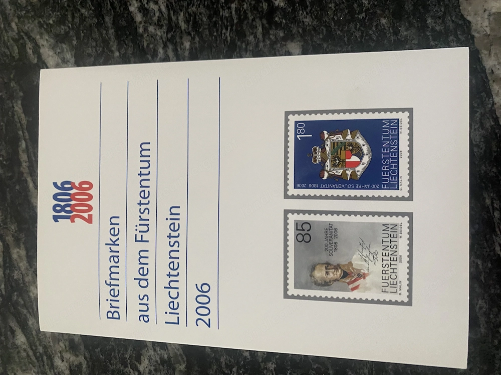 Briefmarken Liechtenstein 