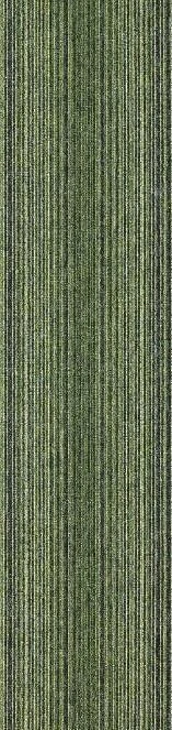 Neu eingetroffen! Grüne Teppichfliesen (25 x 100 cm) von Interface.