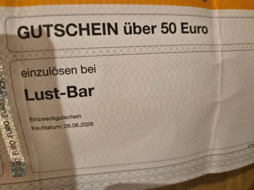 Gutschein, LustBar Bregenz