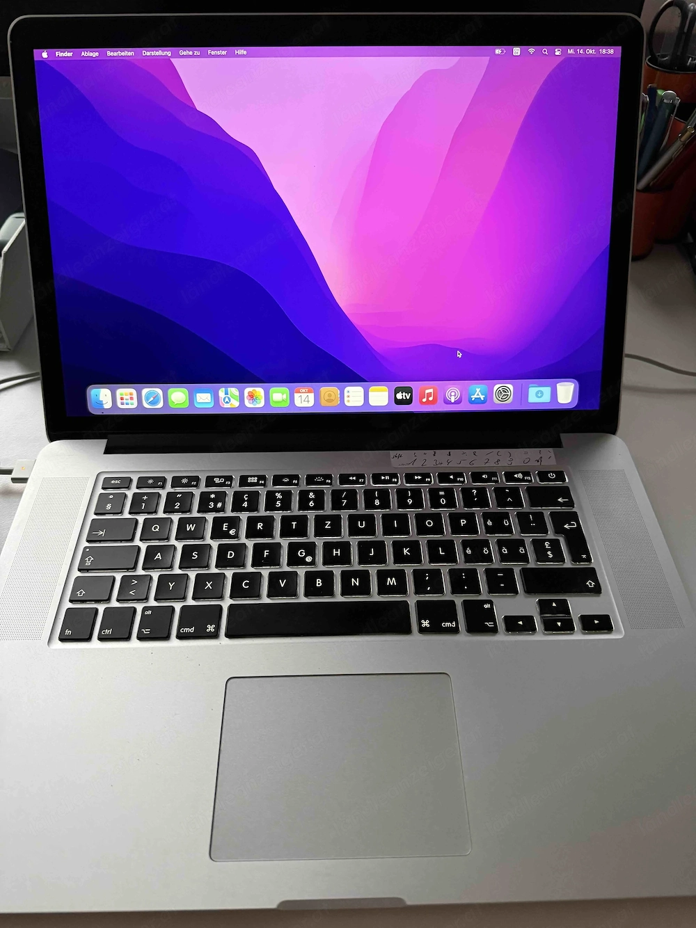Apple MacBook PRO 15,4'' (2018)