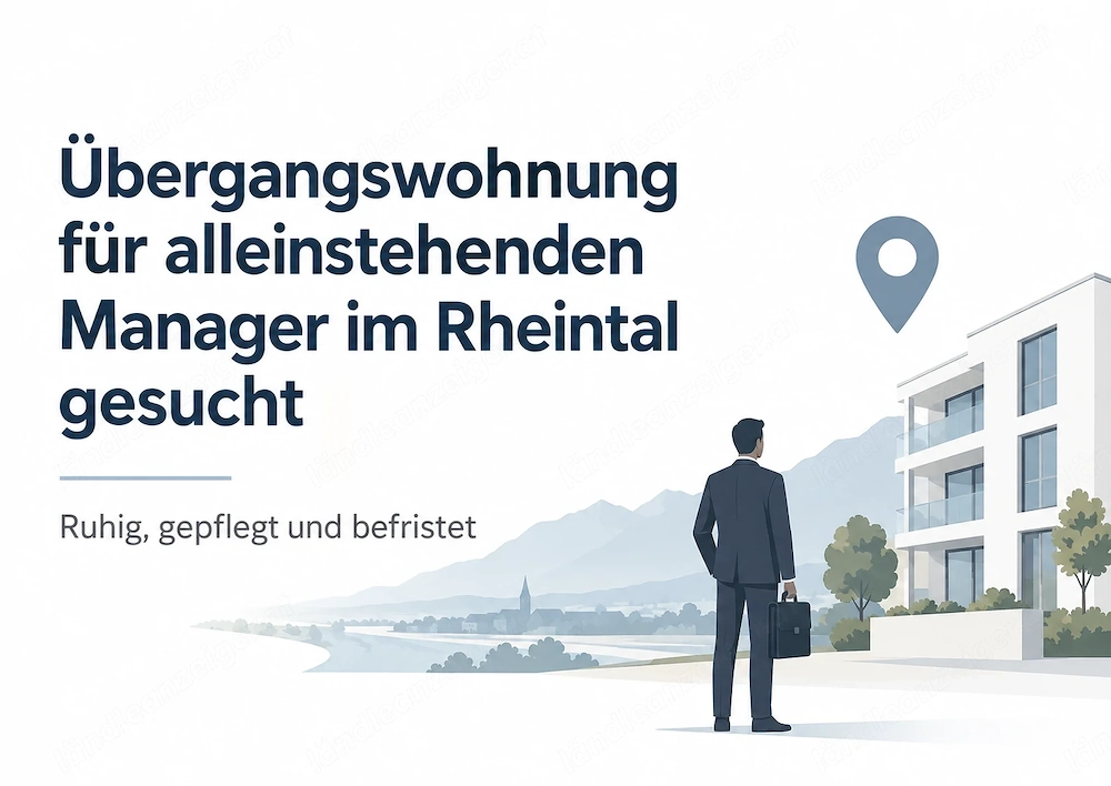 Übergangswohnung für Manager gesucht