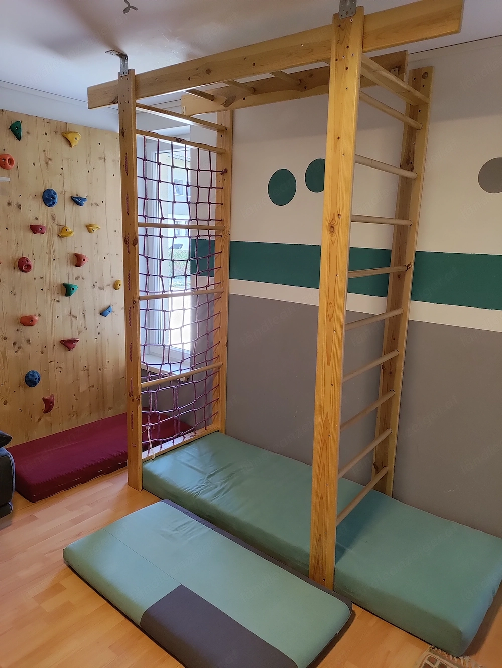 Kletterwand, Klettergerüst, Sprossenwand 